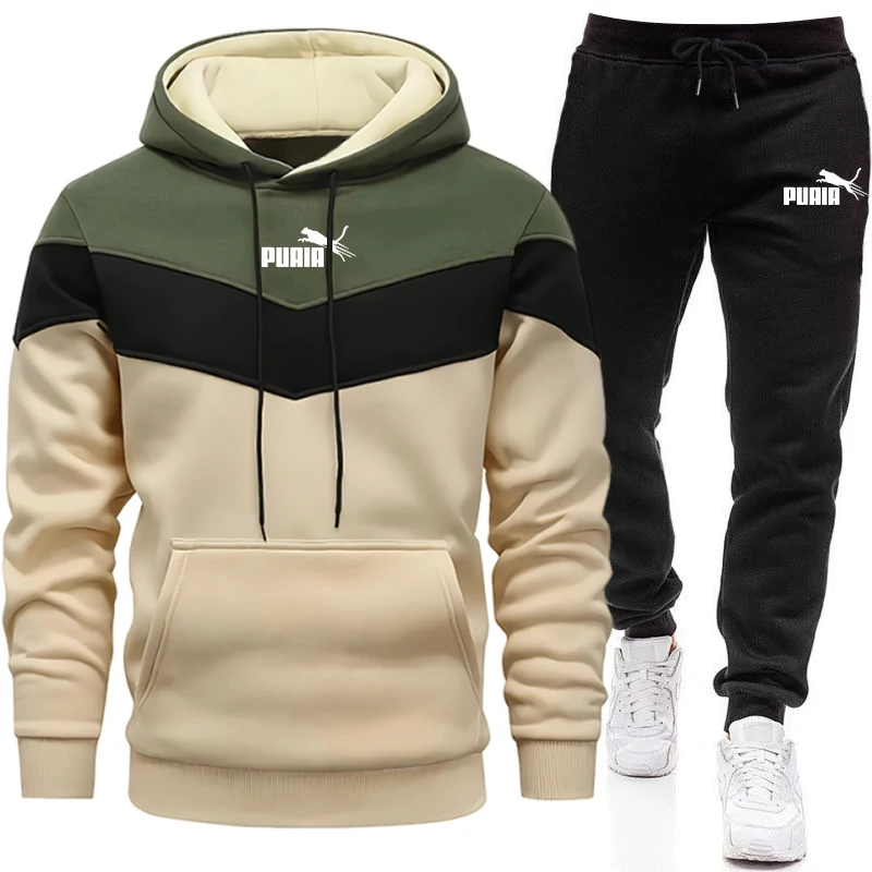 Men'S Fashion Hoodie - Setelan Pria/Hoodie/Celana 2026 Musim Gugur Musim