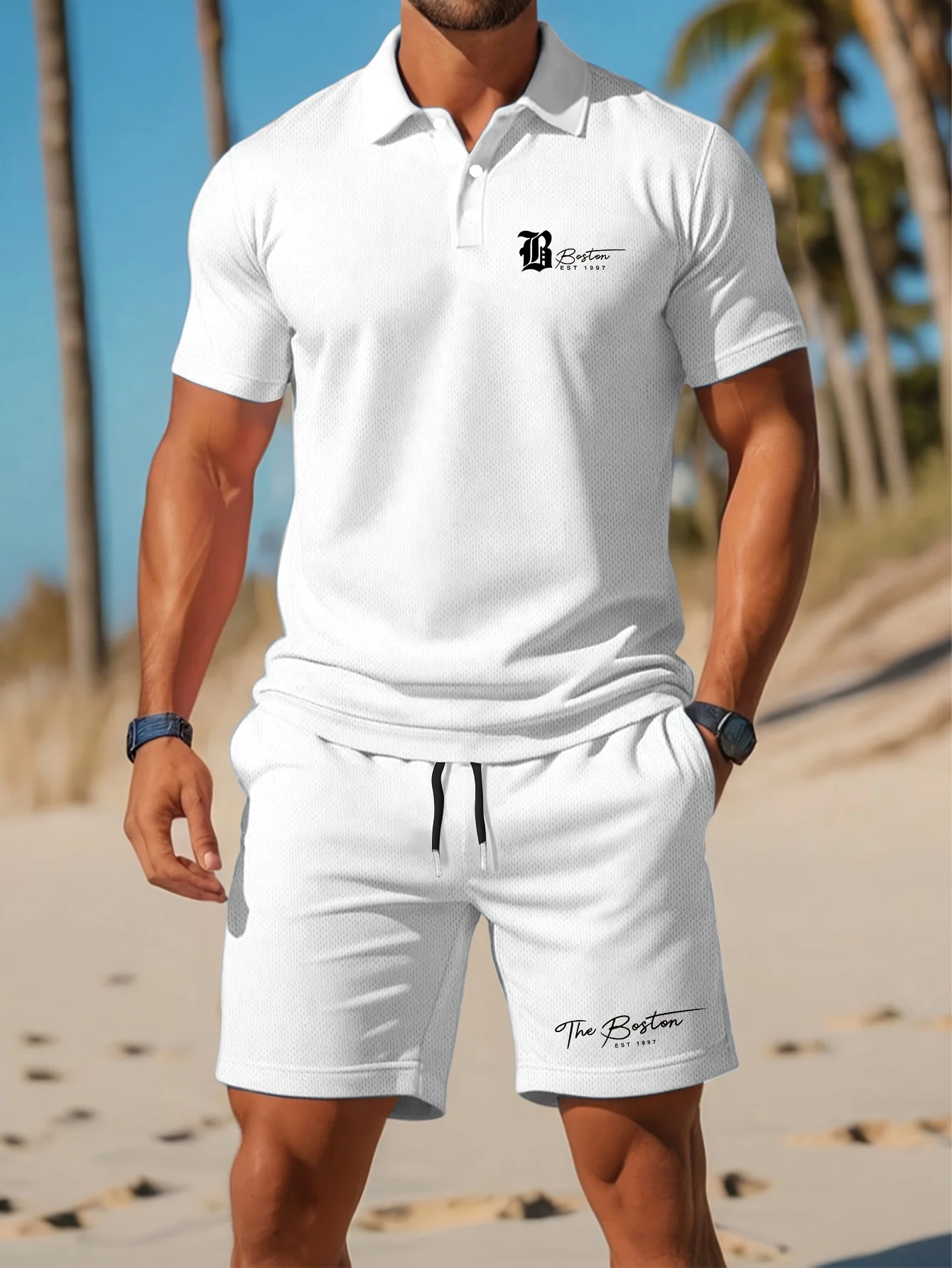 Men'S Fashion Essentials - Setelan Kaos Polo Pria Baru Musim