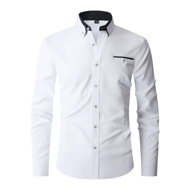 Mens Fashion Dress - Kemeja Formal Pria Lengan Panjang Kantor