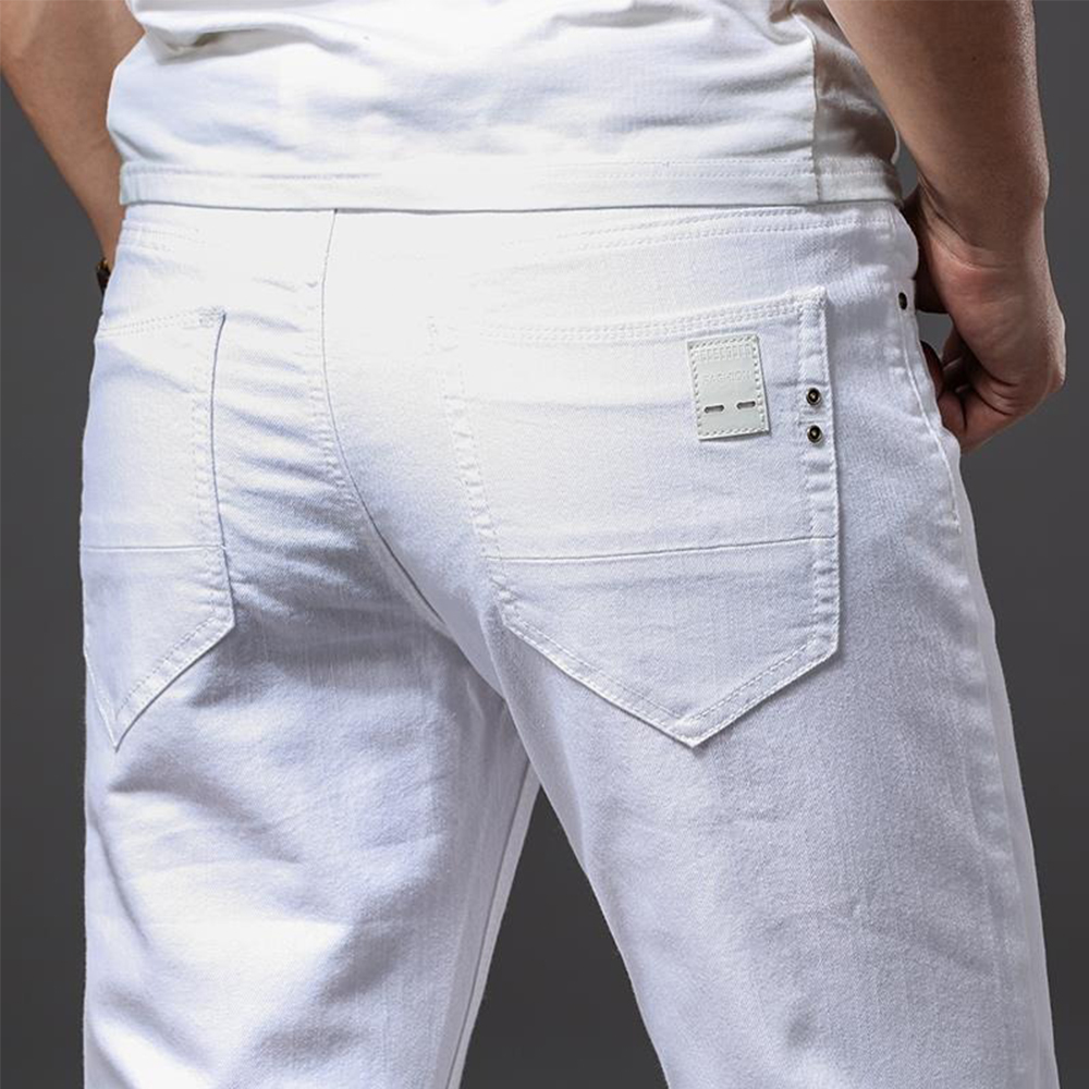 Men'S Fashion For 70 Year Old - Celana Jeans Putih Pria Celana Panjang