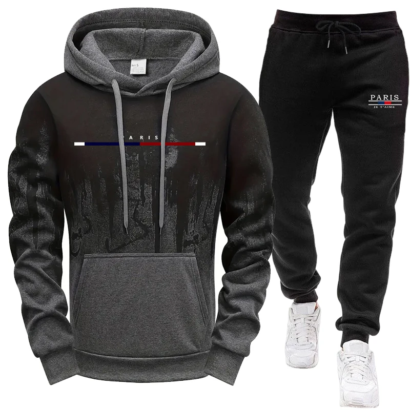 Men'S Fashion Hoodie - Setelan Pria/Hoodie/Celana Panjang Musim Gugur Musim