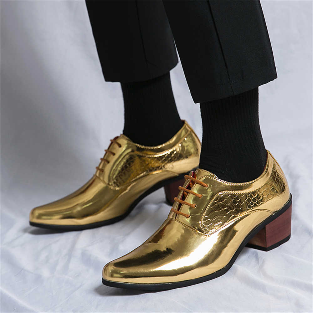 Mens Fashion Dress - Sepatu Kets Berpakaian Sepatu Gaun Coklat