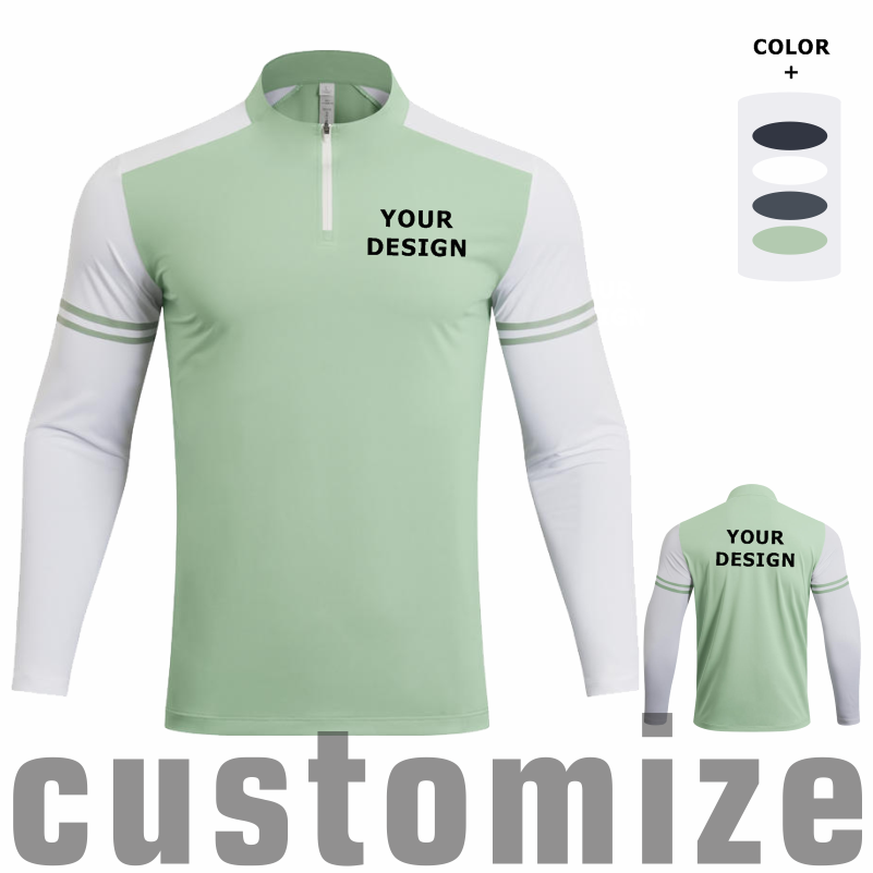 Men'S Fashion 2025 - Kaos Olahraga Pria Lengan Panjang Setengah
