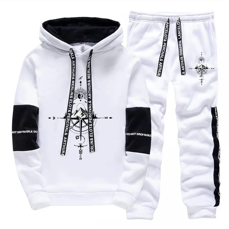 Men'S Fashion Hoodie - Setelan Olahraga Pria Musim Gugur Musim