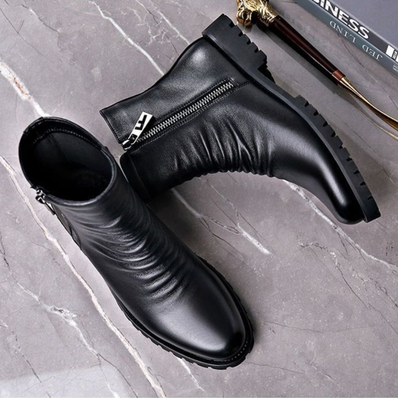 Mens Fashion Dress - Sepatu Bot Tinggi Pria Berkualitas Tinggi