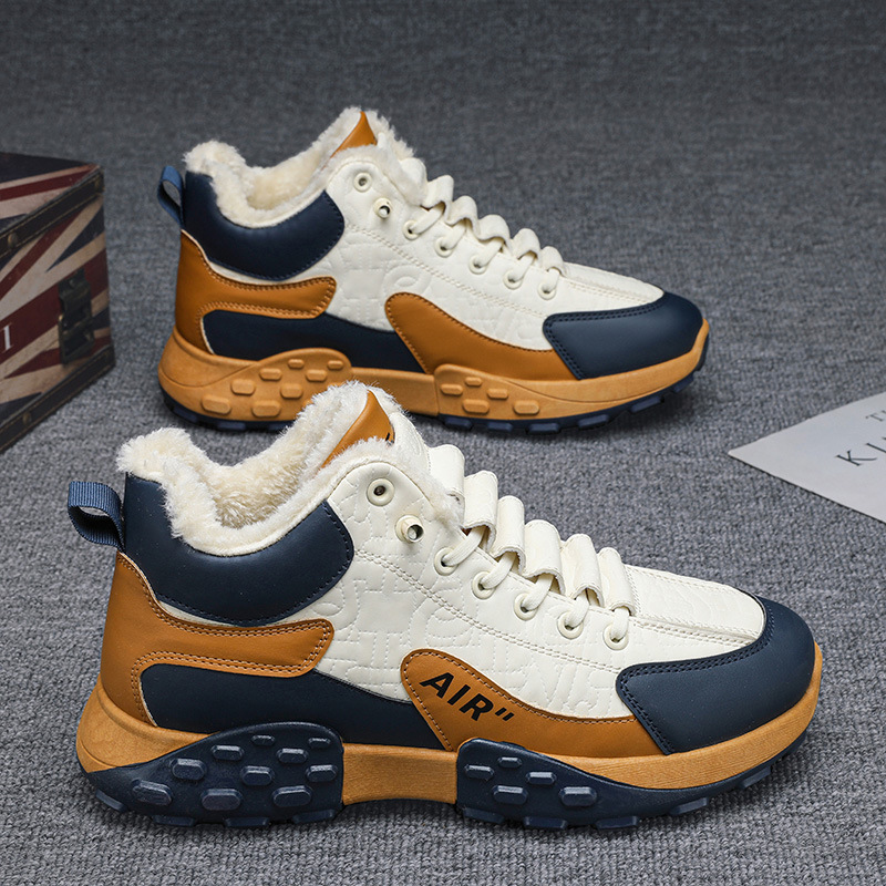 Men'S Fashion Running Shoes - Sepatu Katun Hangat Platform Pria Sepatu
