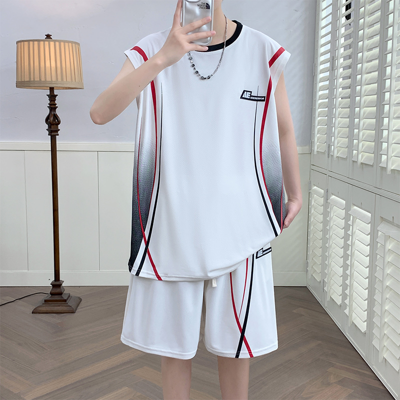 Men'S Fashion Pants - Set Pakaian Olahraga Kasual Pria 2