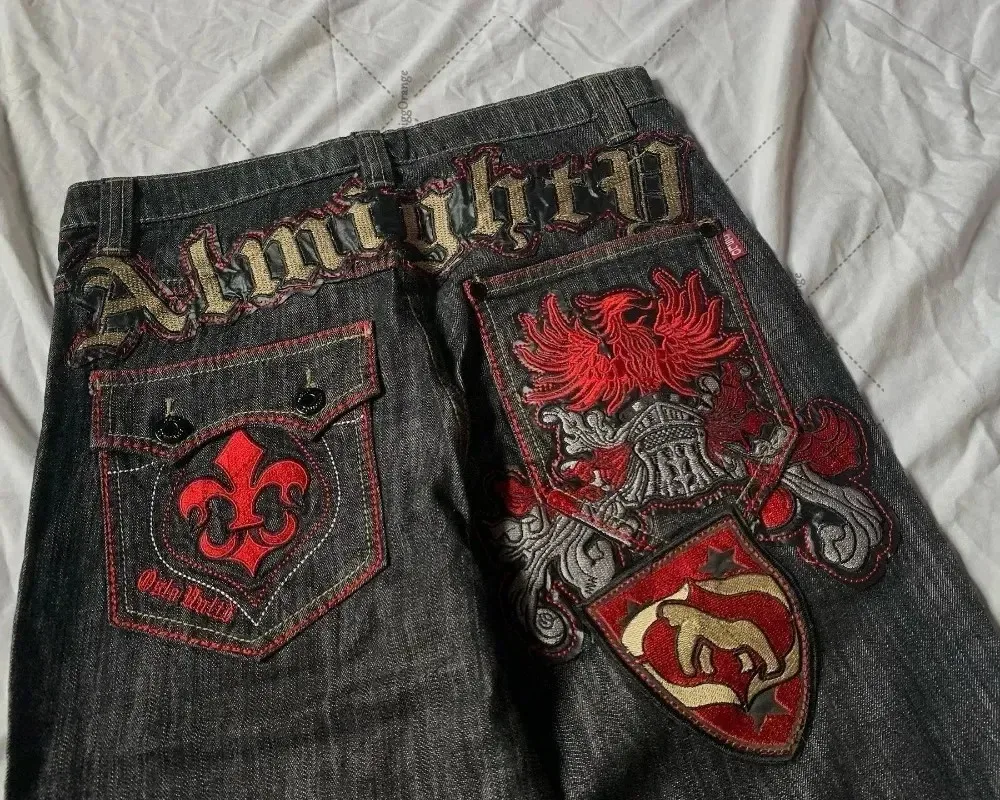 Men'S Fashion For 70 Year Old - Celana jeans pria bergaya retro Y2K