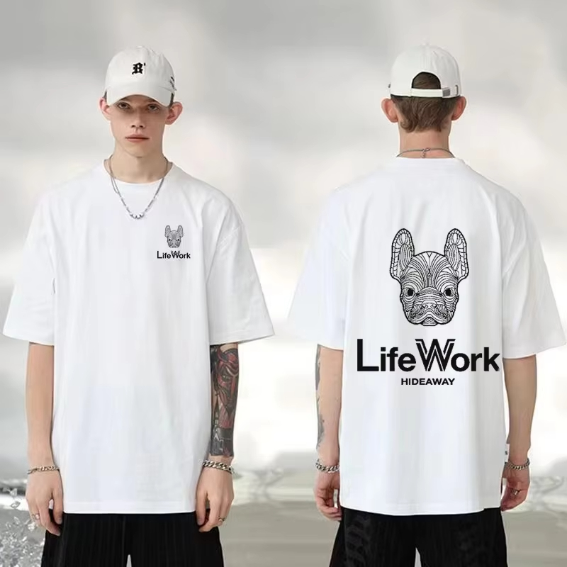 Men'S Fashion Korea - Kaos Kerja Merek Mewah dengan Desain