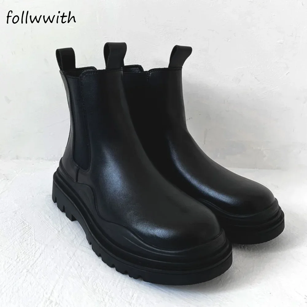 Sepatu Chelsea Kulit Hitam Pri - Men Fashion Kids ulasan dan harga