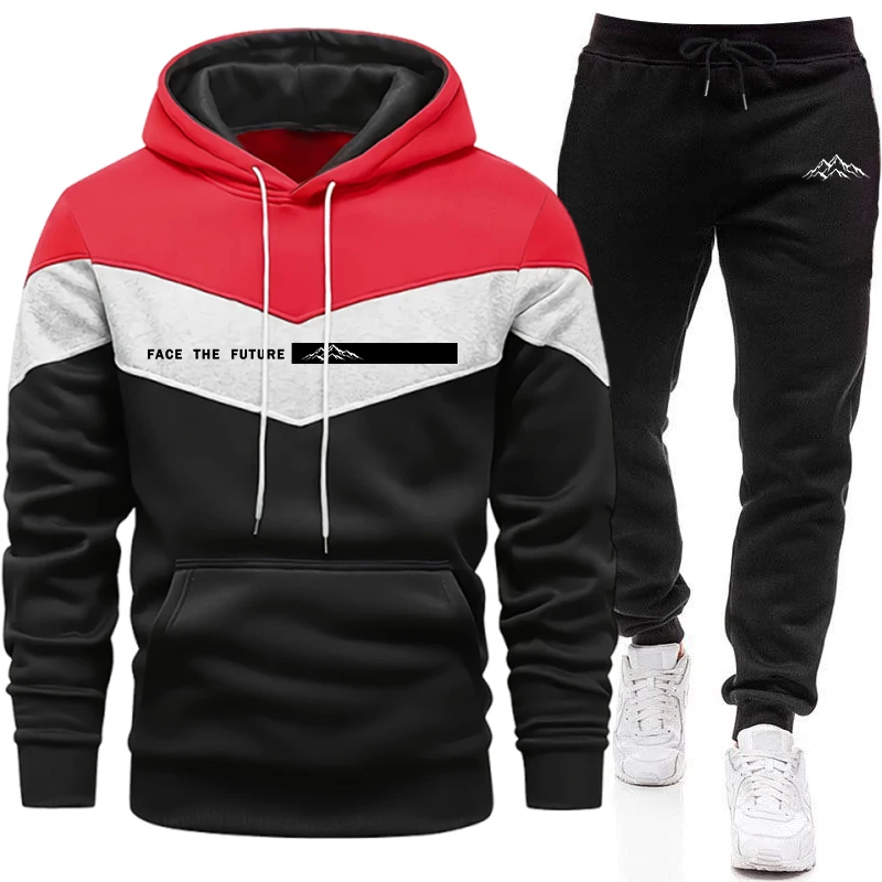 Setelan Olahraga Kasual Harian - Men'S Fashion Hoodie ulasan dan harga
