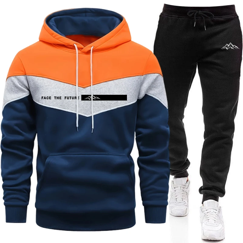 Setelan Olahraga Kasual Harian - Men'S Fashion Hoodie ulasan dan harga