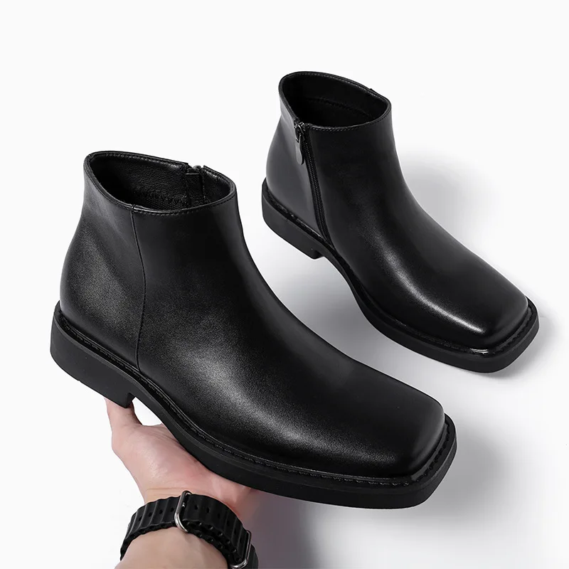Sepatu Kulit Kasual Pria Fashi - Mens Fashion Dress Shoes ulasan dan harga