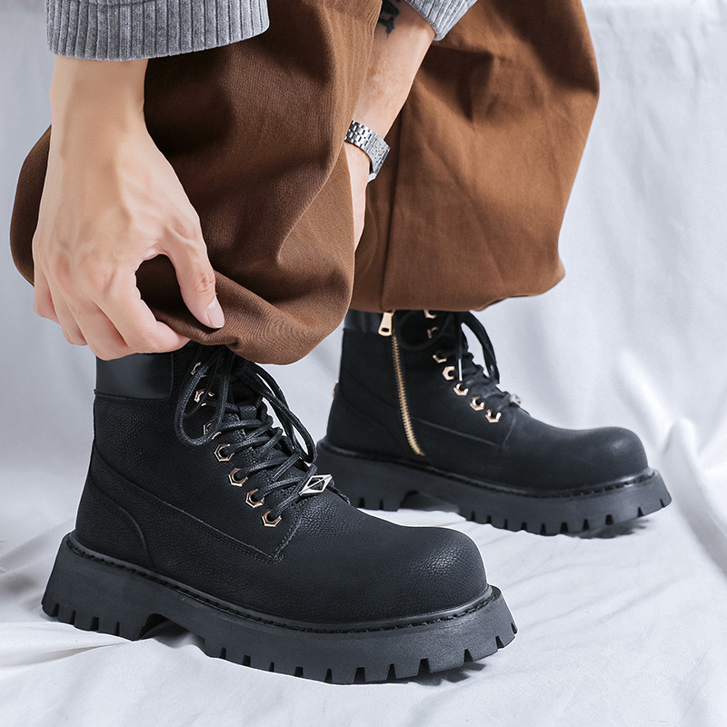 Sepatu Bot Platform Gaun Perja - Mens Fashion Dress ulasan dan harga