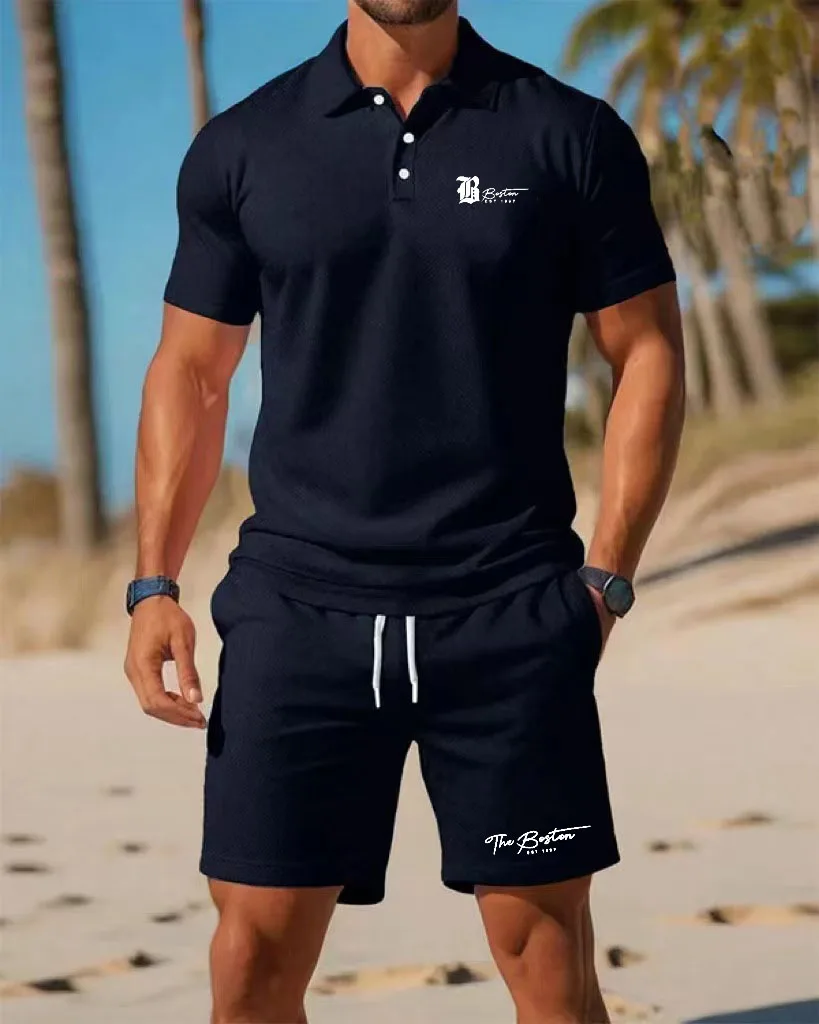 Setelan Kaos Polo Pria Baru Mu - Men'S Fashion Essentials ulasan dan harga