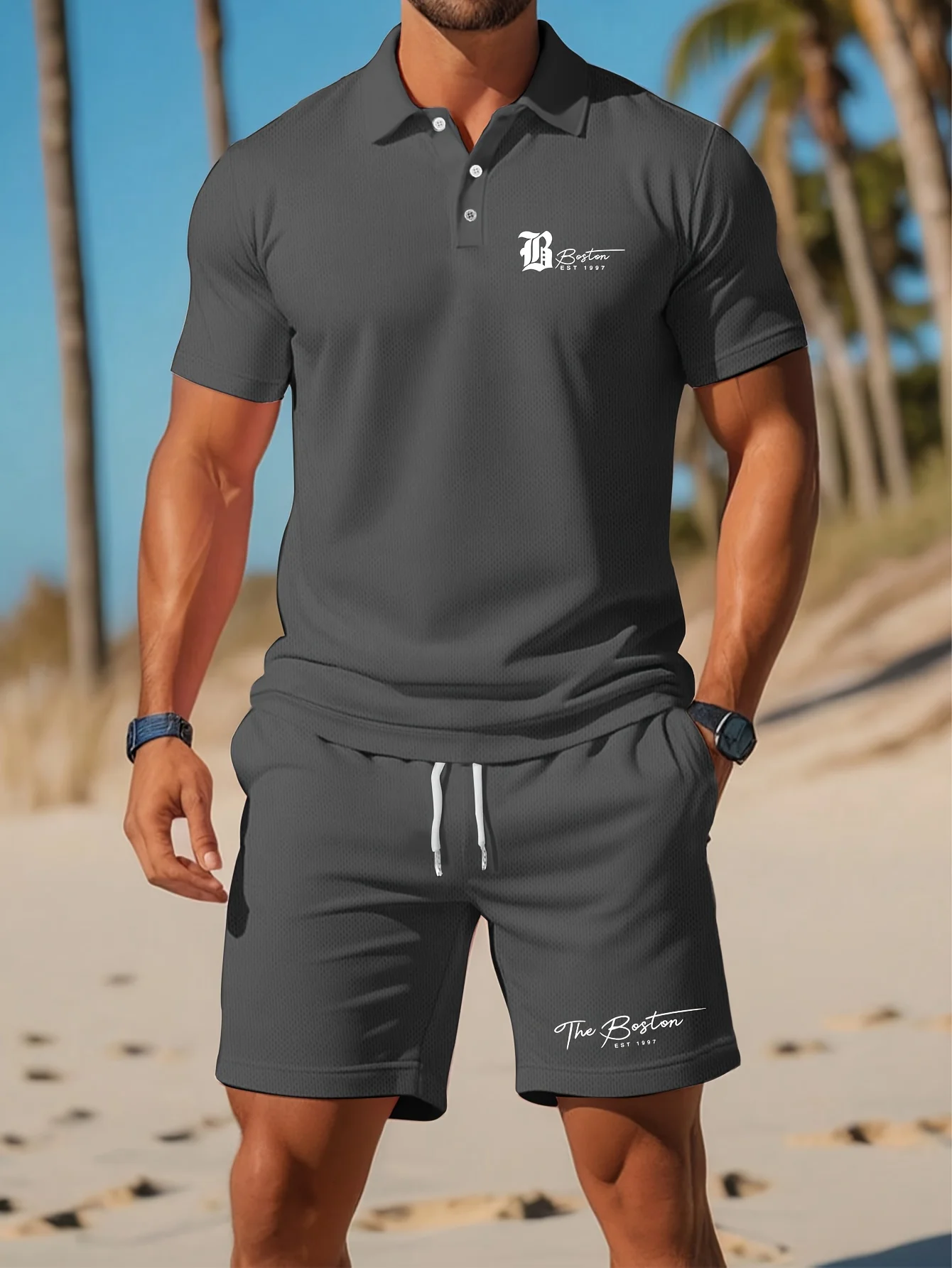Setelan Kaos Polo Pria Baru Mu - Men'S Fashion Essentials ulasan dan harga