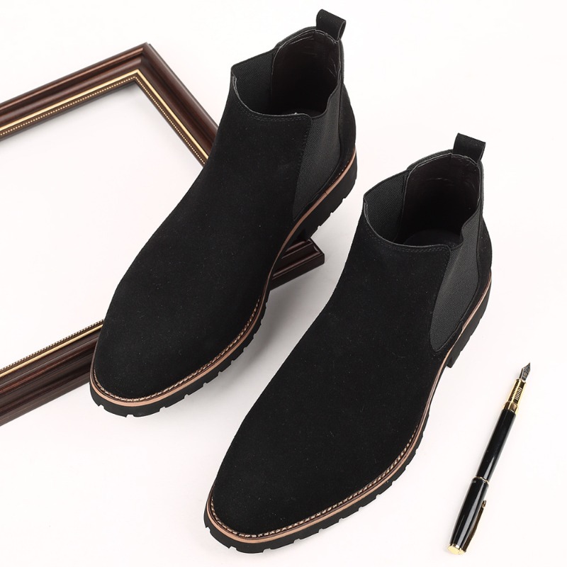 Sepatu Boots Pria Gaya Inggris - Mens Fashion Dress ulasan dan harga