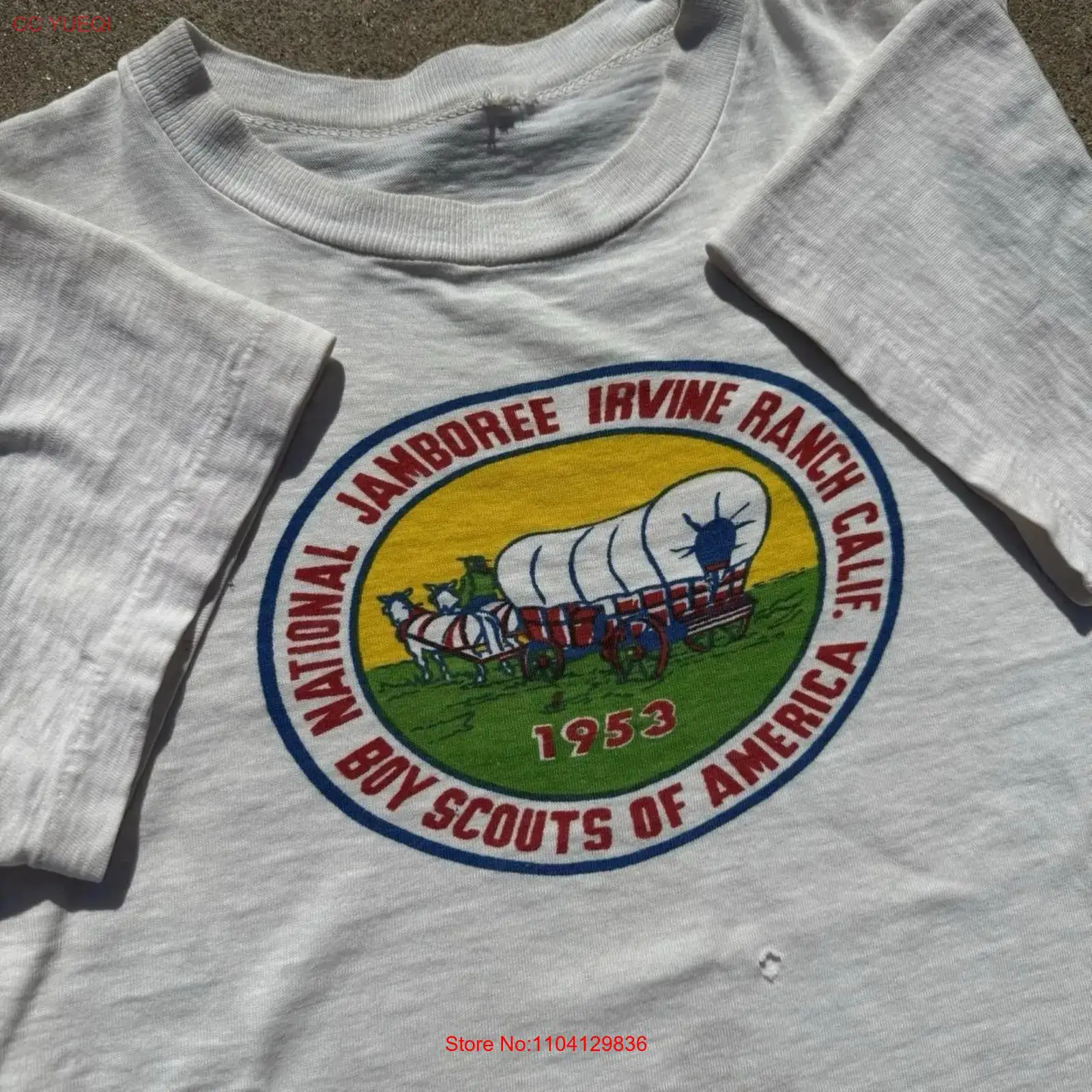 Kaos Jamboree Pramuka Irvine R - 1950S Fashion Men'S ulasan dan harga