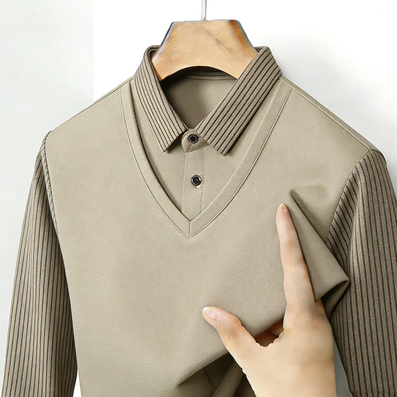 Kemeja Pria Dua Potong Palsu K - Men'S Fashion Essentials ulasan dan harga