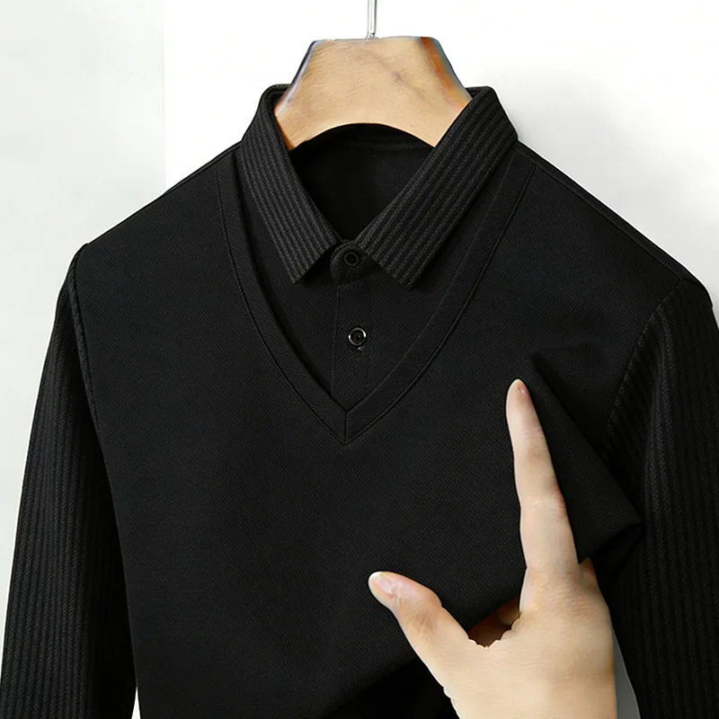 Kemeja Pria Dua Potong Palsu K - Men'S Fashion Essentials ulasan dan harga