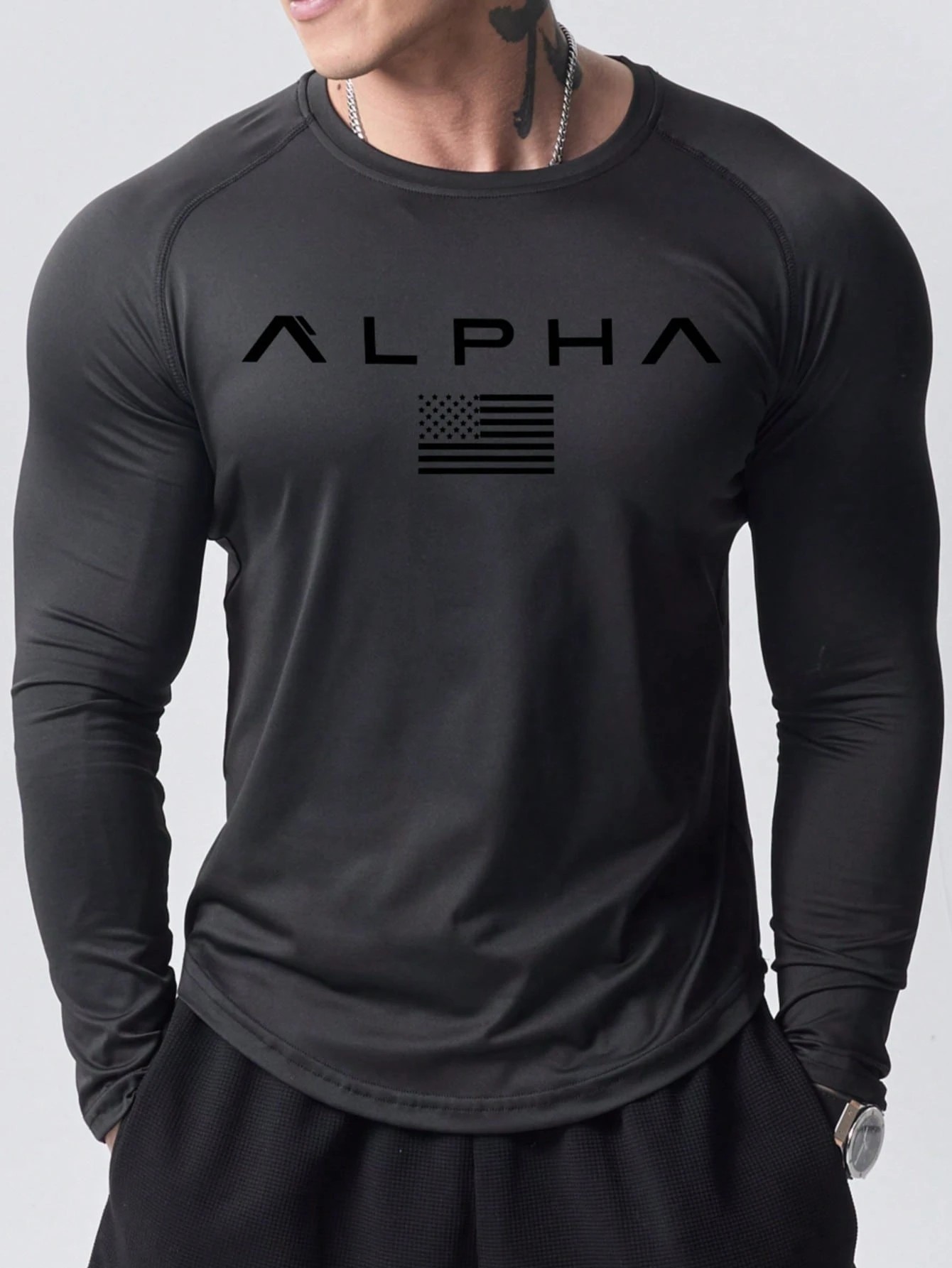 Kaos lengan panjang pria baru  - Men'S Fashion Essentials ulasan dan harga