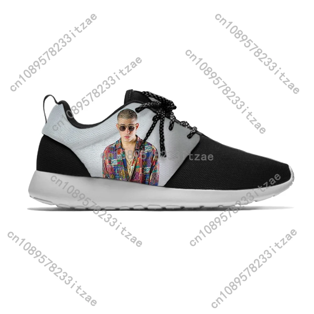 Bad Bunny Hip Hop Rapper Musik - Men'S Fashion Running Shoes ulasan dan harga