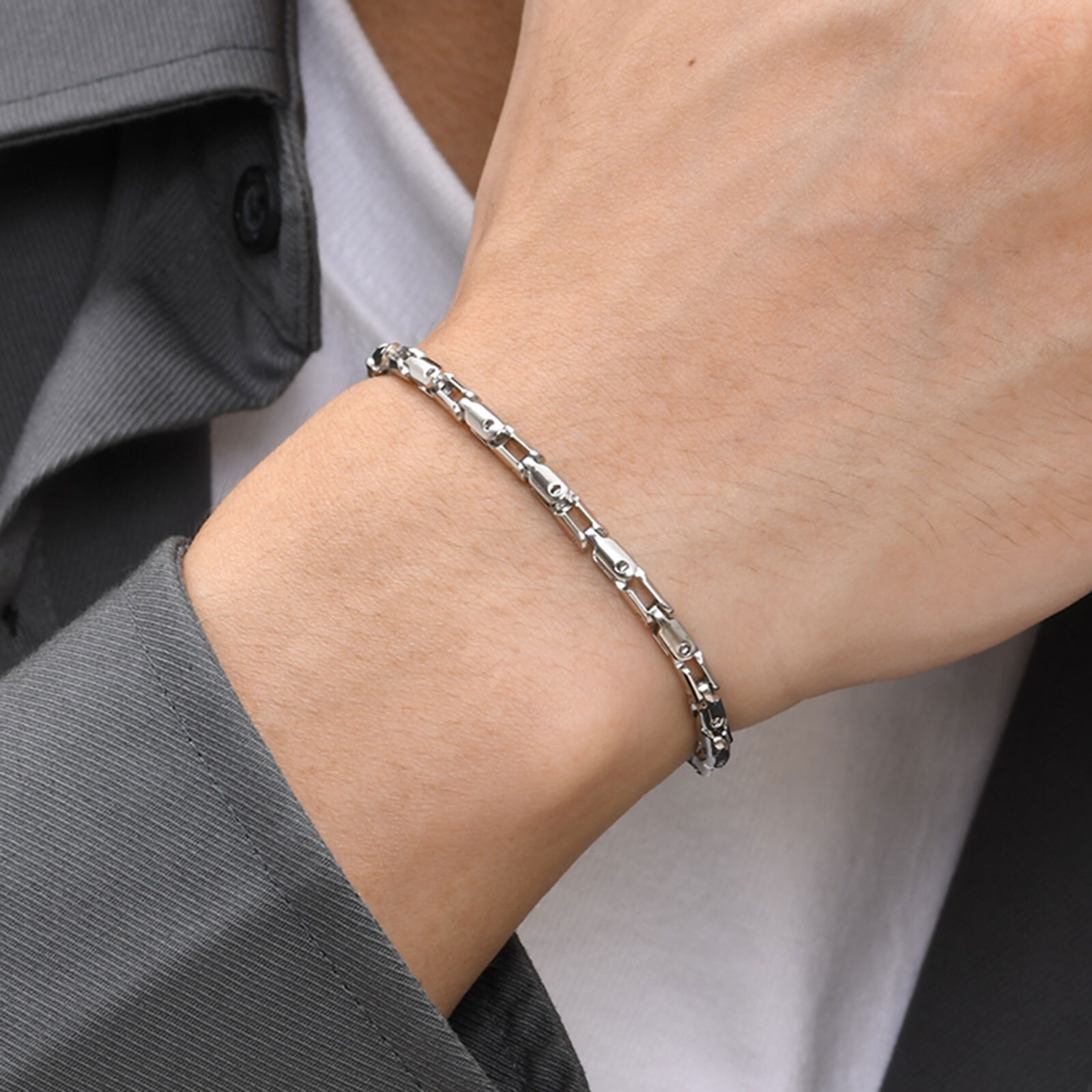Gelang rantai baja tahan karat - 1950S Fashion Men'S ulasan dan harga