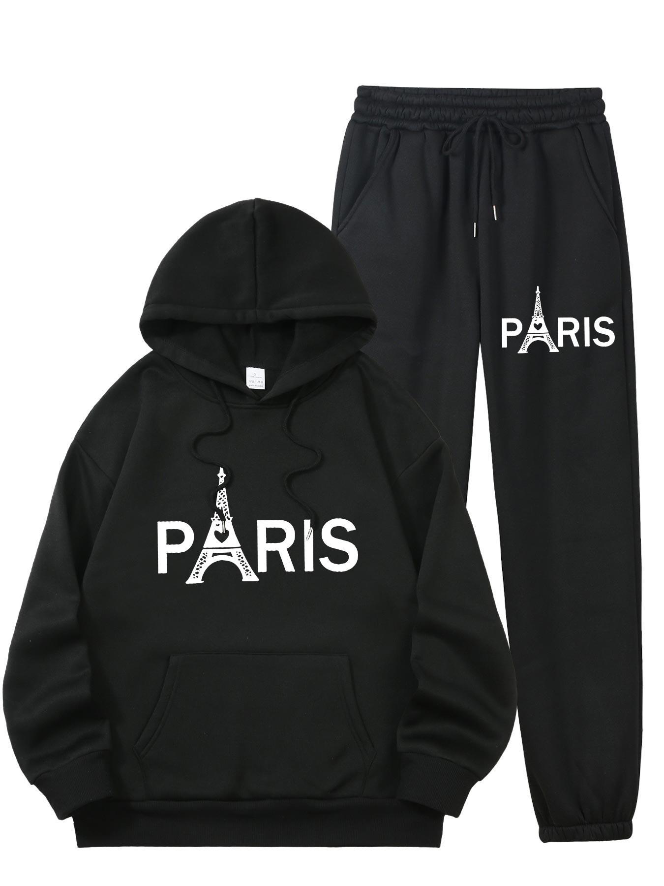 Setelan Olahraga Kasual 2 Poto - Men'S Fashion Hoodie ulasan dan harga