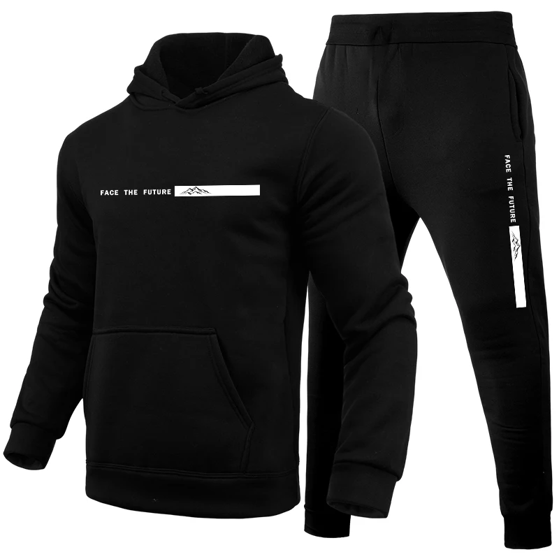 Setelan Olahraga Pria Bermotif - Men'S Fashion Hoodie ulasan dan harga
