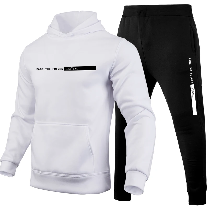 Setelan Olahraga Pria Bermotif - Men'S Fashion Hoodie ulasan dan harga
