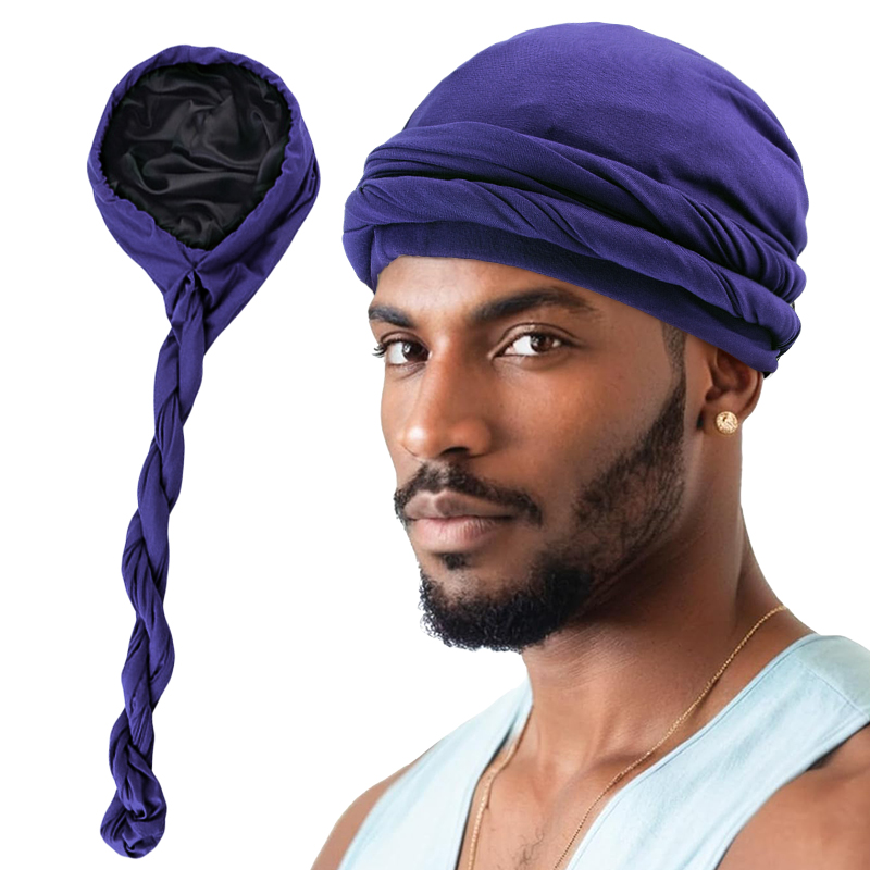 Baru topi Turban pria elastis  - Men'S Fashion With Hat ulasan dan harga