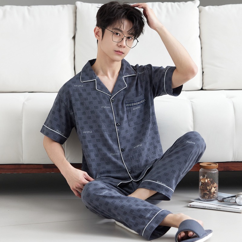 Set Piyama Sederhana Fashion K - Men'S Fashion Korea ulasan dan harga