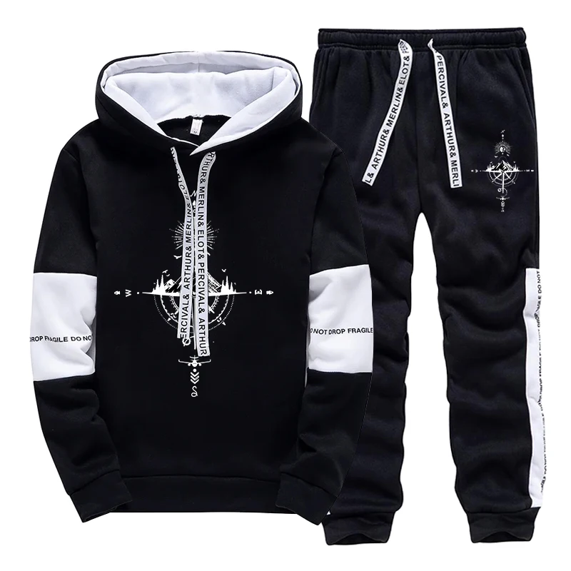 Setelan Olahraga Pria Musim Gu - Men'S Fashion Hoodie ulasan dan harga