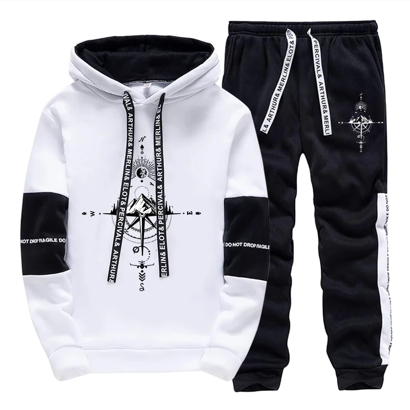 Setelan Olahraga Pria Musim Gu - Men'S Fashion Hoodie ulasan dan harga