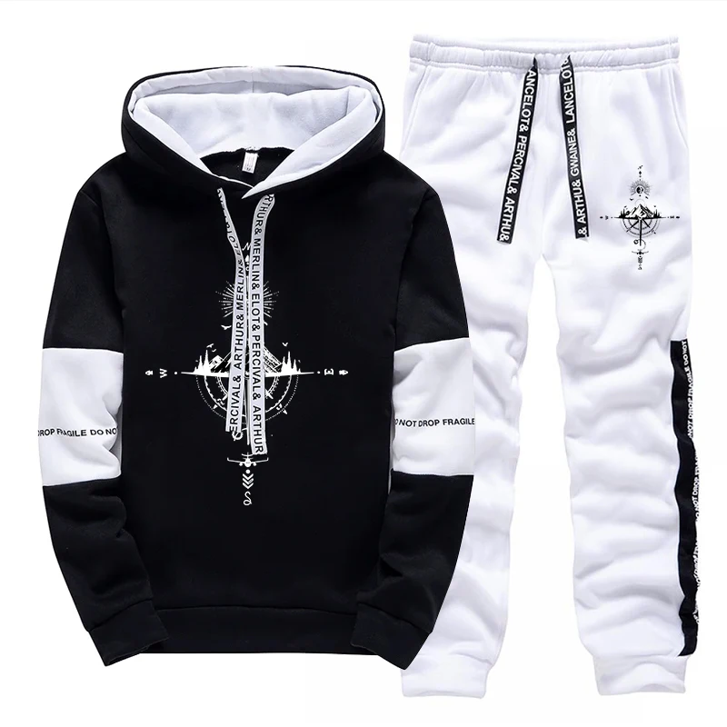 Setelan Olahraga Pria Musim Gu - Men'S Fashion Hoodie ulasan dan harga