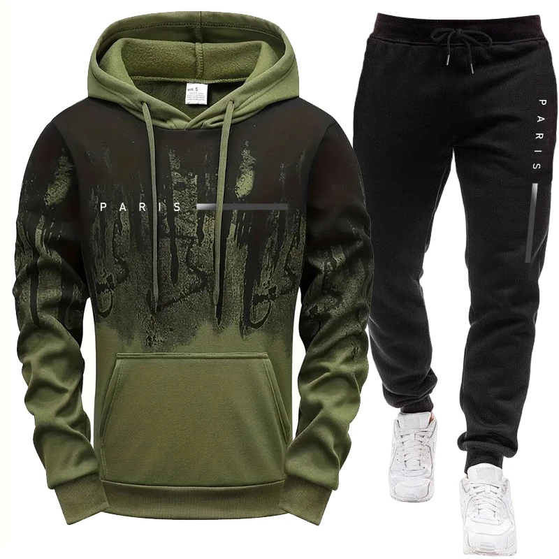 Setelan Pria/Hoodie/Celana Par - Men'S Fashion Hoodie ulasan dan harga