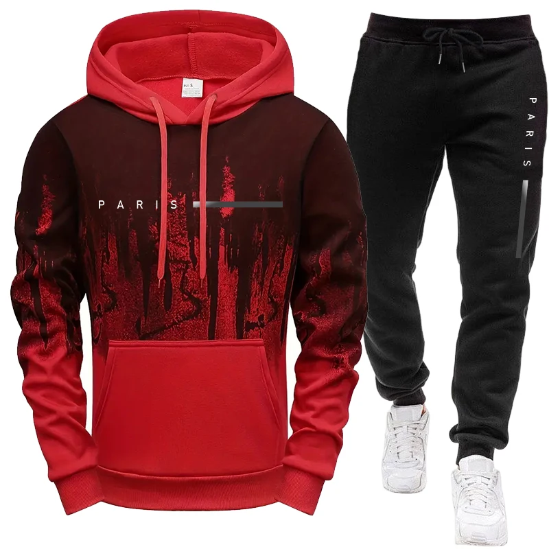 Setelan Pria/Hoodie/Celana Par - Men'S Fashion Hoodie ulasan dan harga