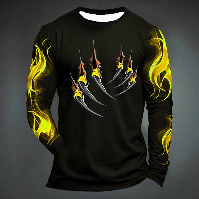 Kaos Oblong Pria Motif Harimau - Men'S Fashion Essentials ulasan dan harga