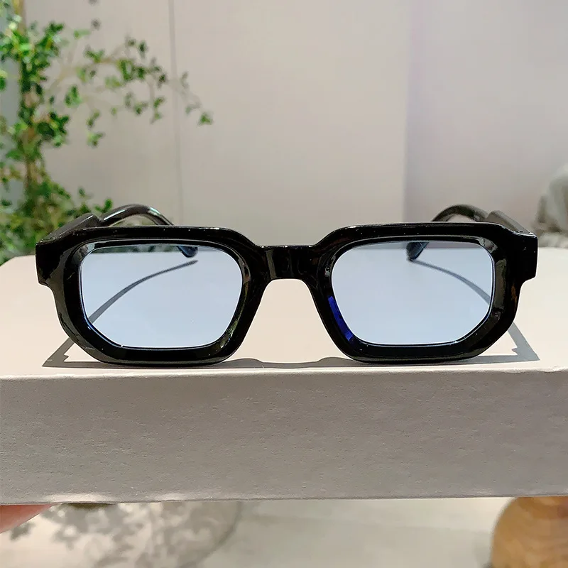 Kacamata Hitam Bingkai Persegi - Men'S Fashion Model ulasan dan harga