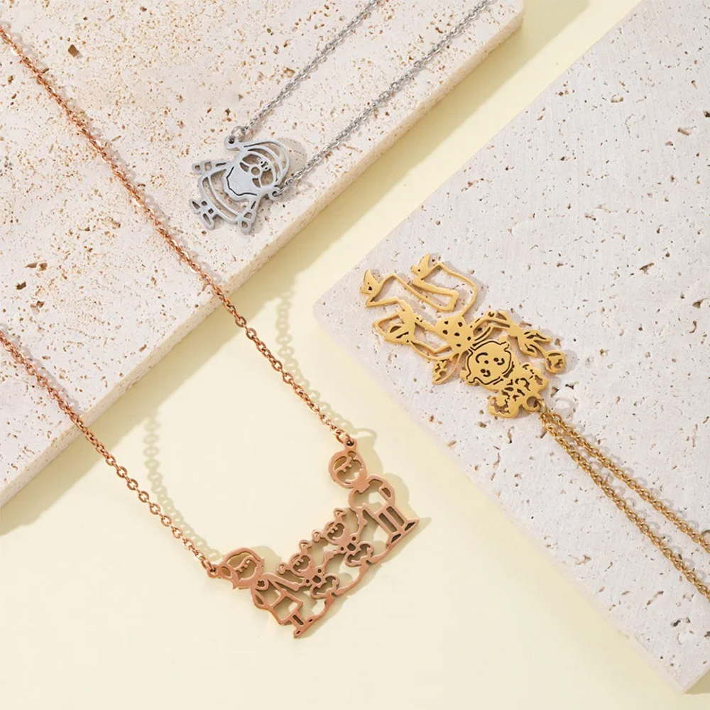 Diamon Kalung Lukisan Tangan G - Men Fashion Kids ulasan dan harga