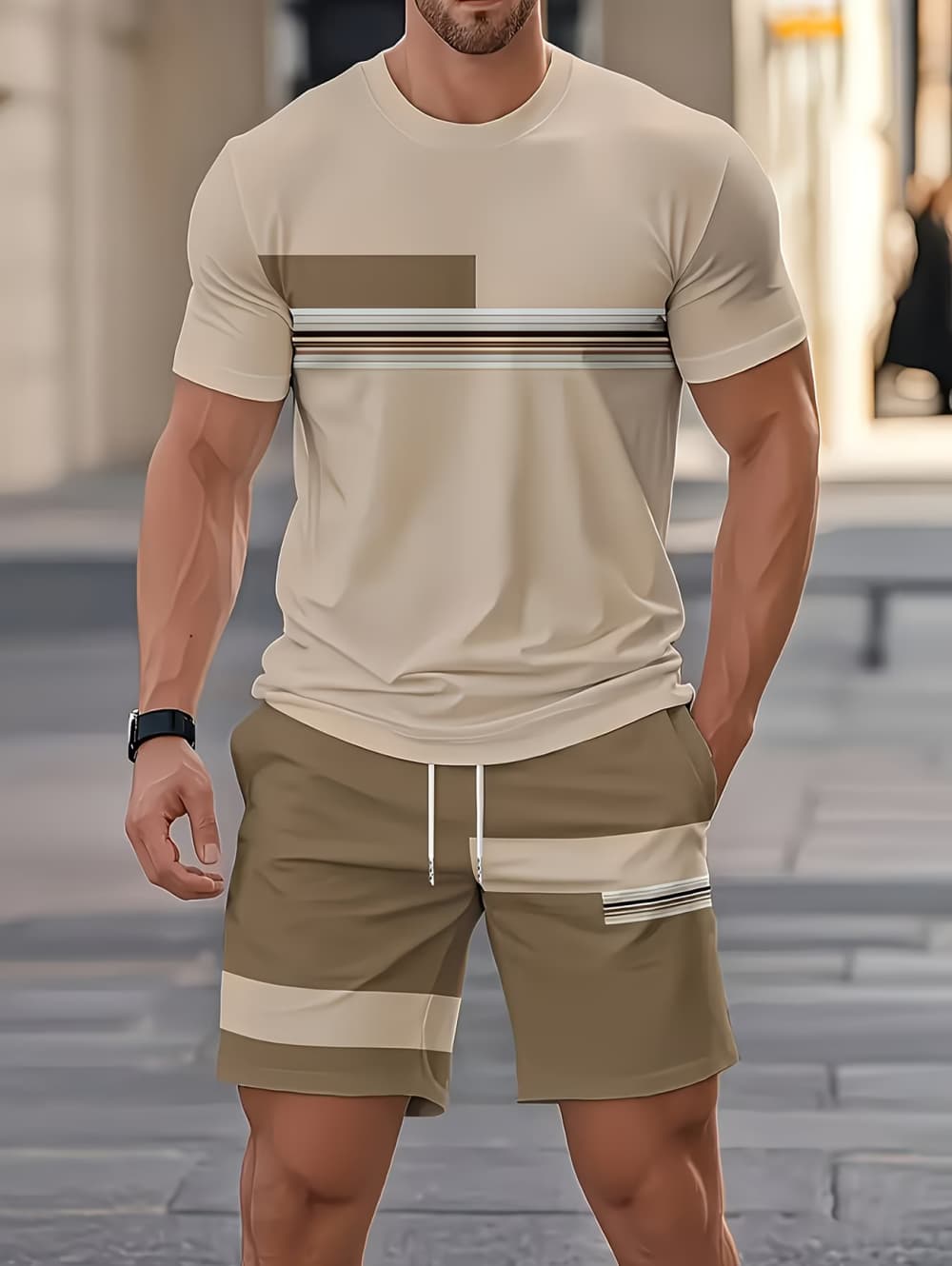 Set Musim Panas Pria Kaus Leng - Men'S Fashion Essentials ulasan dan harga