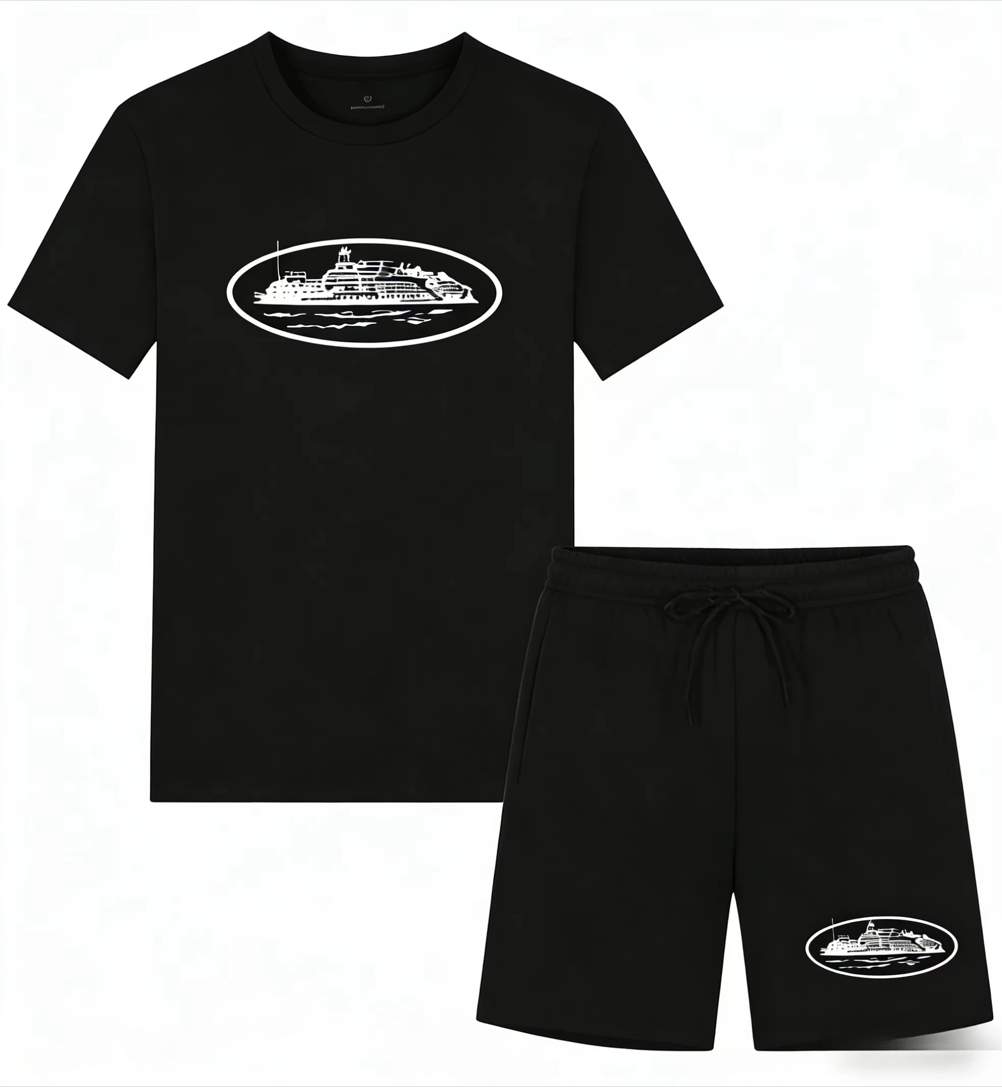 Kaos dan Celana Pendek Motif P - Men'S Fashion Essentials ulasan dan harga