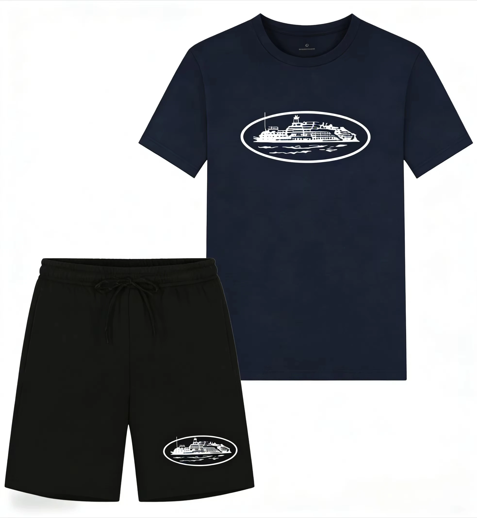 Kaos dan Celana Pendek Motif P - Men'S Fashion Essentials ulasan dan harga