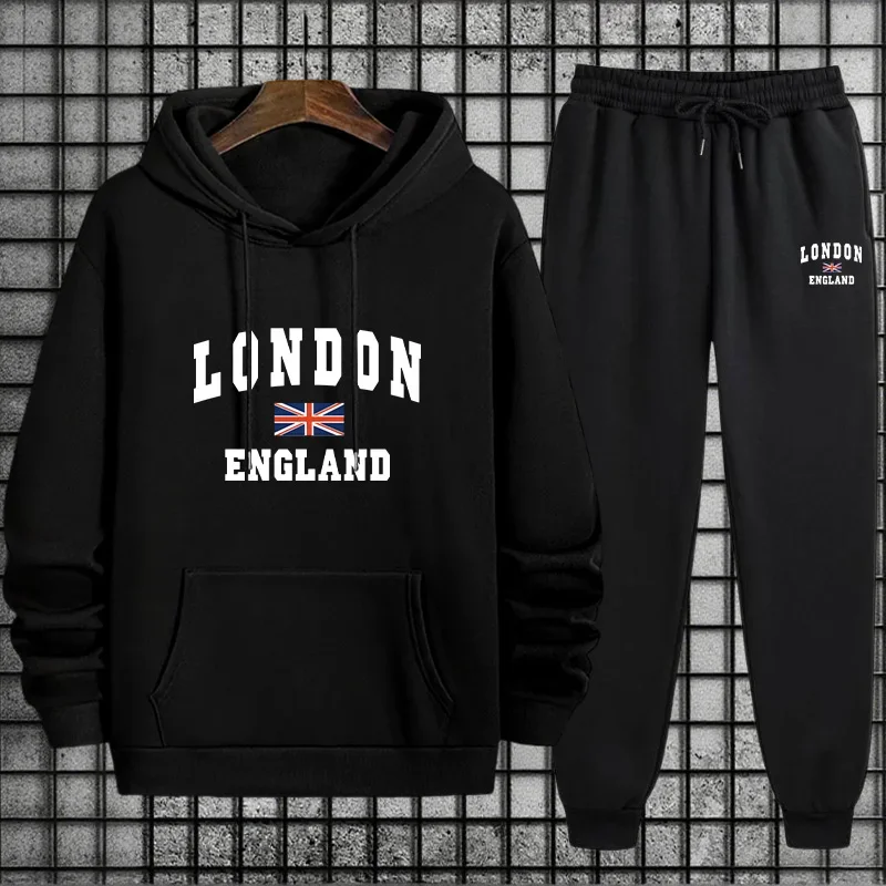 Setelan Olahraga Pria Terpopul - Men'S Fashion Hoodie ulasan dan harga