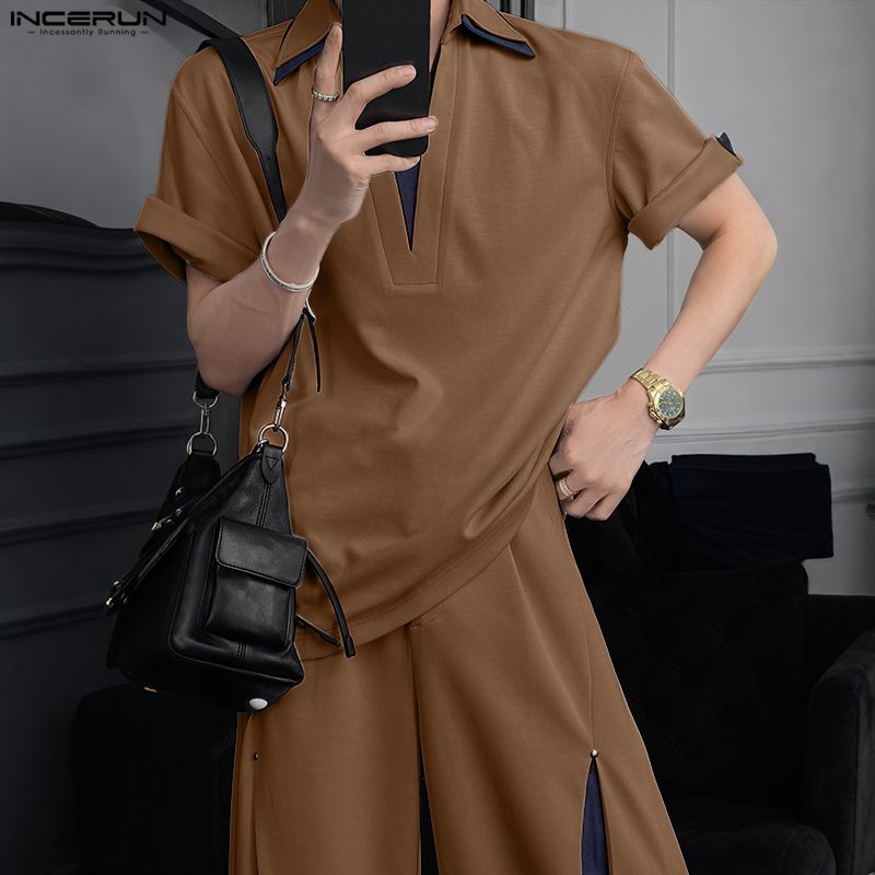 Setelan Pria Kemeja Lengan Pen - Men'S Fashion Pants ulasan dan harga