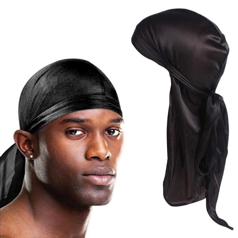 Vly/Silky Long Tail Durag Pira - Men'S Fashion With Hat ulasan dan harga