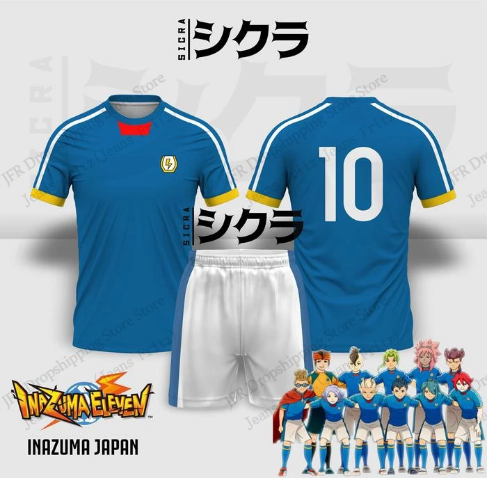 Set Jersey Jersey Inazuma Elev - Men Fashion Kids ulasan dan harga
