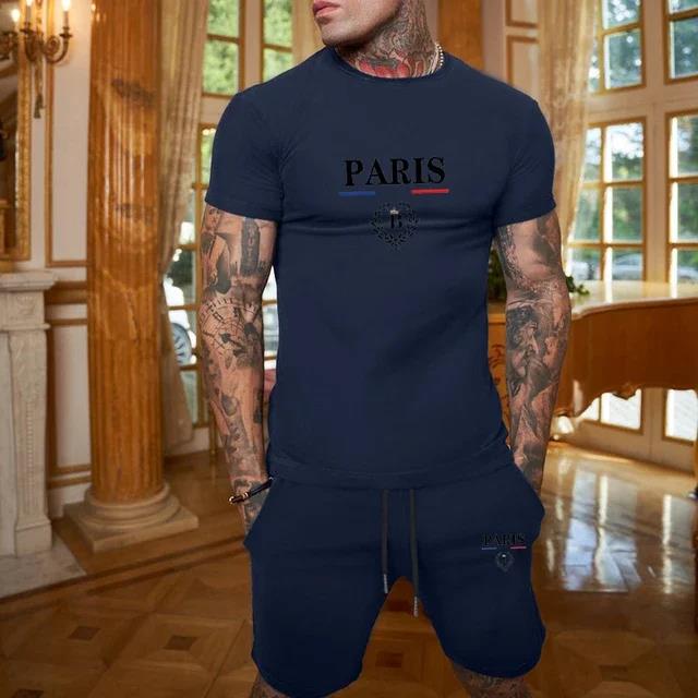 Setelan Kaos Lengan Pendek + C - Men'S Fashion Model ulasan dan harga