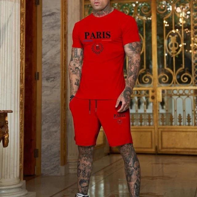Setelan Kaos Lengan Pendek + C - Men'S Fashion Model ulasan dan harga