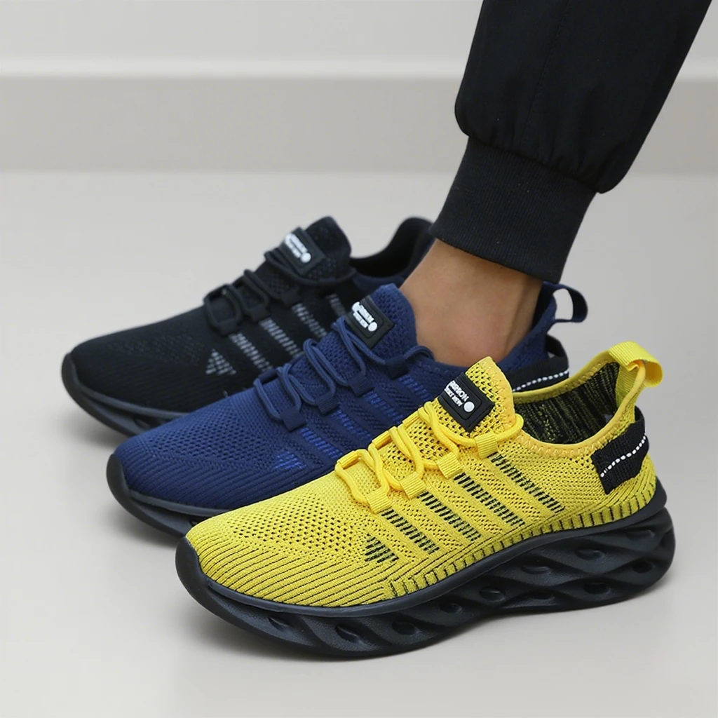 Sepatu Olahraga Bersol Tebal P - Men'S Fashion Running Shoes ulasan dan harga